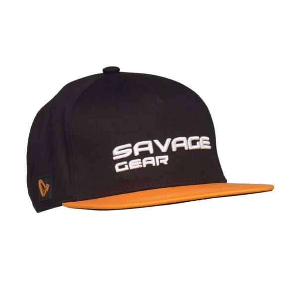 Savage Gear Flat Peak 3D logo (Kape / Kačketi) - www.eribolov.rs