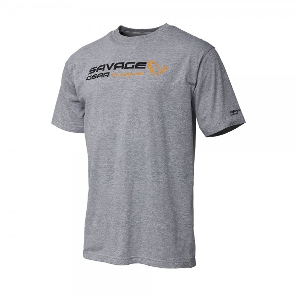 Savage Gear Signature Logo siva (Majice) - www.eribolov.rs