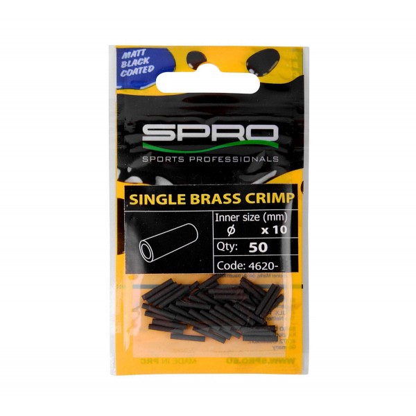 SPRO Matte Black Singl klemice (Virble / Kopče / Sajle) - www.eribolov.rs