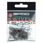 SPRO Rolling virble sa brzo skidajućom kopčom NEW (10kom) (Virble / Kopče / Sajle) - www.eribolov.rs