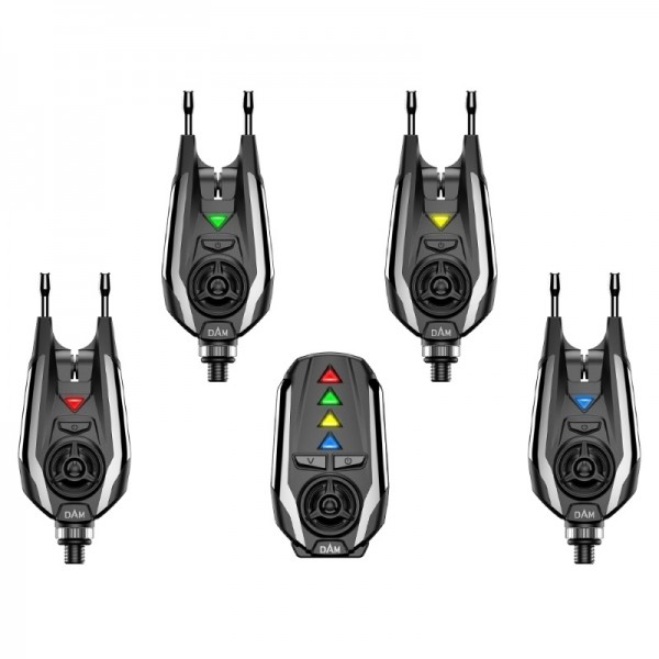 DAM TFX signalizator set 4+1 (Ribolovačka oprema) - www.eribolov.rs