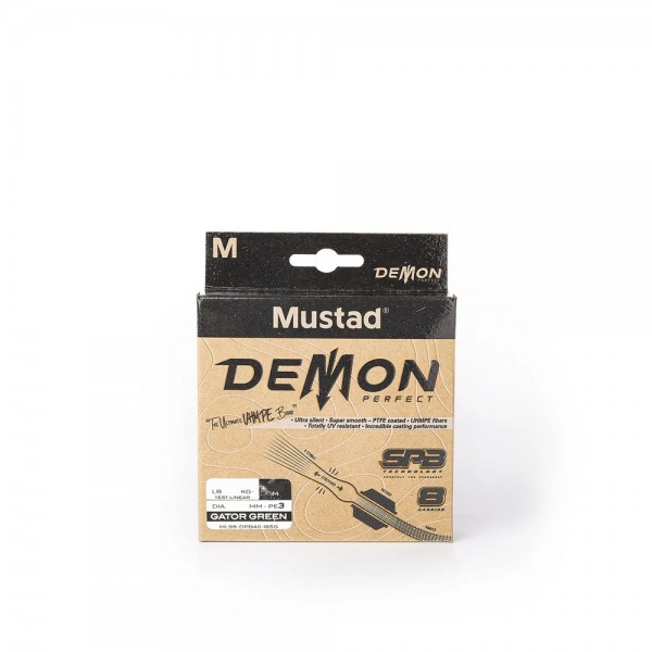 Mustad Braid Demon Perfect Gator Green 150m (Braid Lines) - www.eribolov.rs