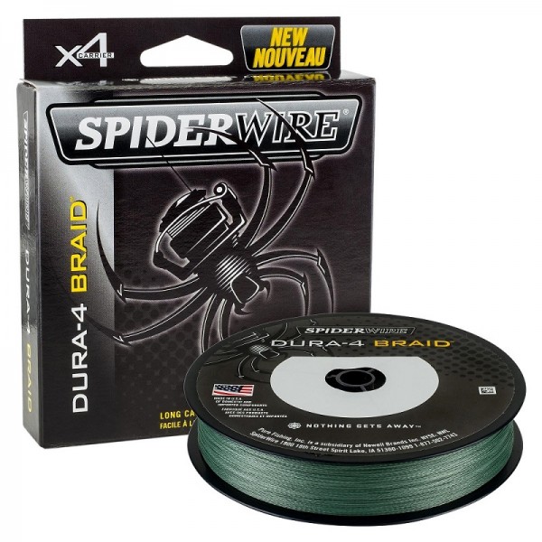 Spiderwire struna Dura 4 Moss Green 150m (Upredene strune) - www.eribolov.rs
