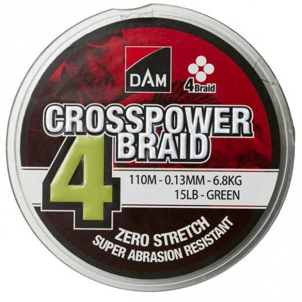 DAM Crosspower 4-Braid 150m (Upredene strune) - www.eribolov.rs