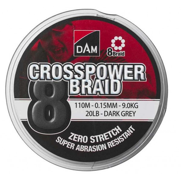 DAM Crosspower 8-Braid 150m (Upredene strune) - www.eribolov.rs