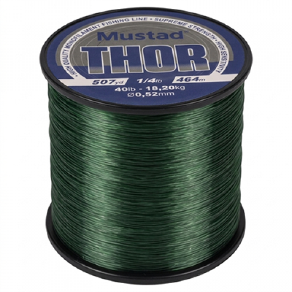 Mustad najlon Thor - Green (Najloni za pecanje) - www.eribolov.rs