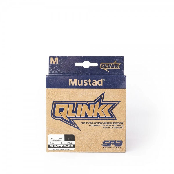 Mustad braid QLink Chartreuse 150m (Braid Lines) - www.eribolov.rs