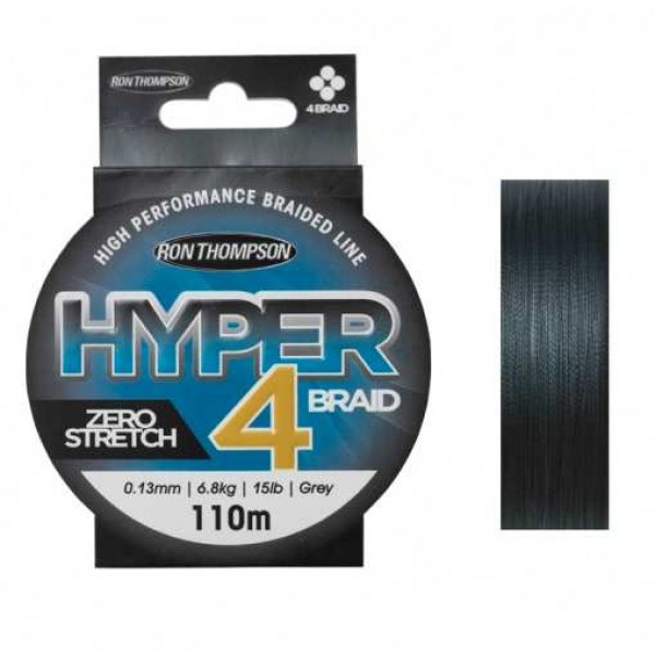 Ron Thompson Hyper 4-Braid Siva (Upredene strune) - www.eribolov.rs