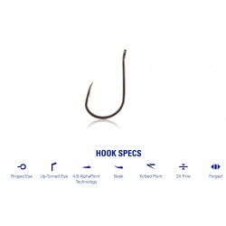 Mustad hooks Chinu Light Hook 10021AP-TX