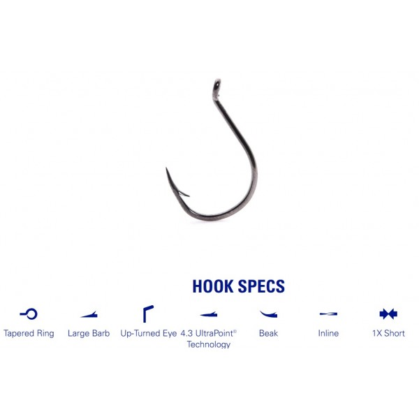 Mustad udice Wide Gap Dropshot 10548NP-BN (Udice Mustad) - www.eribolov.rs
