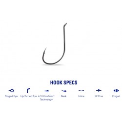 Mustad udice Select Finesse - 1X Fine 10549NP