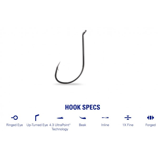 Mustad udice Select Finesse - 1X Fine 10549NP (Udice Mustad) - www.eribolov.rs