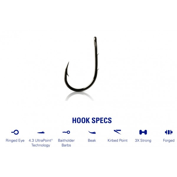 Mustad udice Eyed Baitholder Hook 10750NP-BN (Udice Mustad) - www.eribolov.rs
