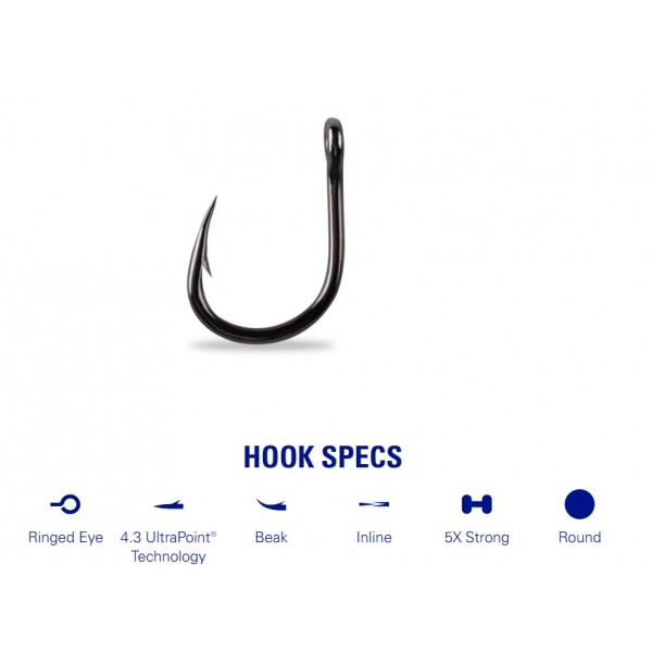 Mustad udice Hoodlum 5 X Strong 10814NP-BN (Udice Mustad) - www.eribolov.rs