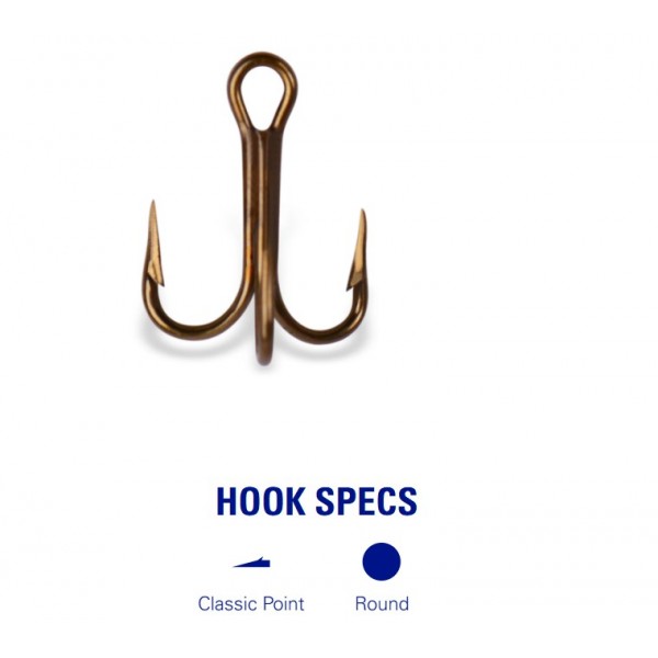 Mustad Treble 3551BR (Hooks Mustad) - www.eribolov.rs