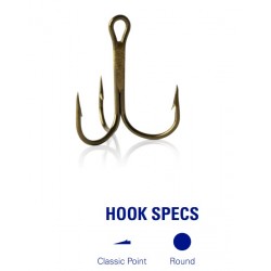 Mustad Treble 35647BR
