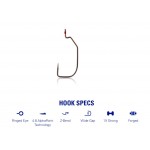 Mustad  Hooks Asssult Wide Gap 38120AP-TX (Hooks Mustad) - www.eribolov.rs