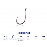 Mustad Hooks Carp XV2 Chodda Special 60554AP