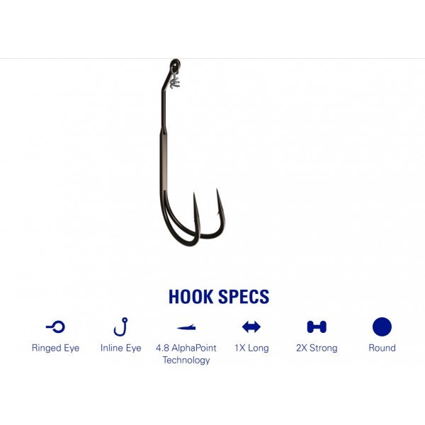 Mustad Frog Trailer Double udica za montažu (Udice Mustad) - www.eribolov.rs