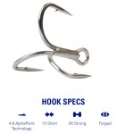 Mustad Trokrake In-Line Triple Grip - 3X Strong ITG77AP (Udice Mustad) - www.eribolov.rs