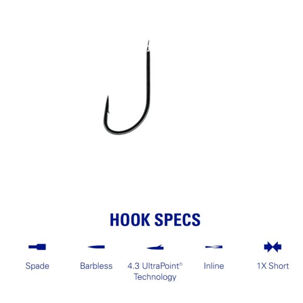 Mustad Hooks Power Maggot - Spade Barbless MU03 10515NP (Hooks Mustad) - www.eribolov.rs