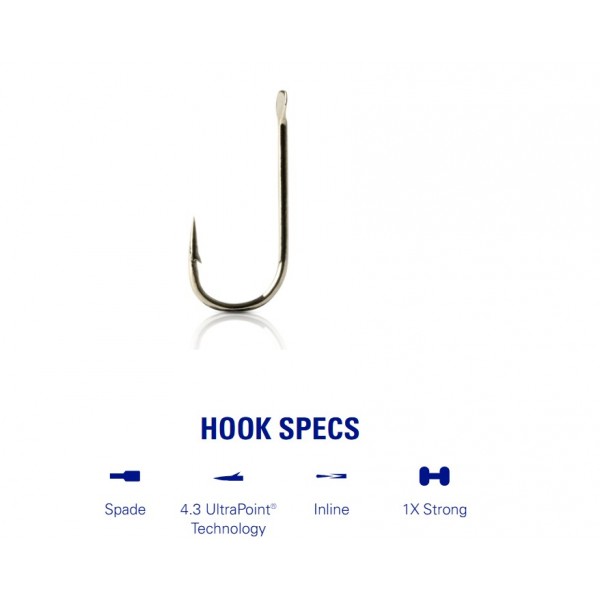 Mustad udice Wide Gape Power - Spade Barbed MU06 60005NP (Udice Mustad) - www.eribolov.rs
