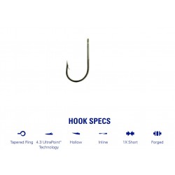 Mustad udice Eyed Specialist - Eyed Barbed MU10 39867NP