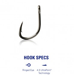 Mustad udice Eyed Heavy Feeder - Eyed Barbed MU14 60333NP