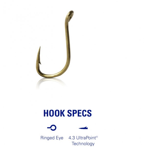 Mustad udice Out-Turned Eyed Feeder - Eyed Barbed MU15 60343NP (Udice Mustad) - www.eribolov.rs