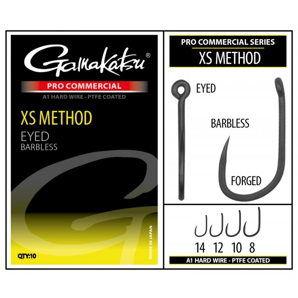 Gamakatsu Pro-C XS Method Eyed A1 PTFE BL (Fishing Hooks) - www.eribolov.rs