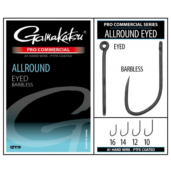 Gamakatsu Pro-C Allround Eyed A1 PTFE BL (Udice za ribolov) - www.eribolov.rs