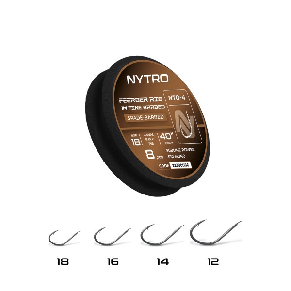 Nytro NTO4 Fine Feeder vezane (Udice za ribolov) - www.eribolov.rs