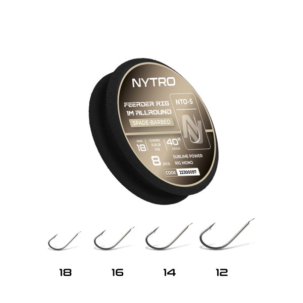 Nytro NTO5 Feeder Allround vezane (Udice za ribolov) - www.eribolov.rs