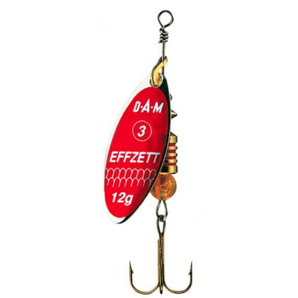 DAM Effzett Predator Red Glitter (Spinner / Leptir varalice) - www.eribolov.rs