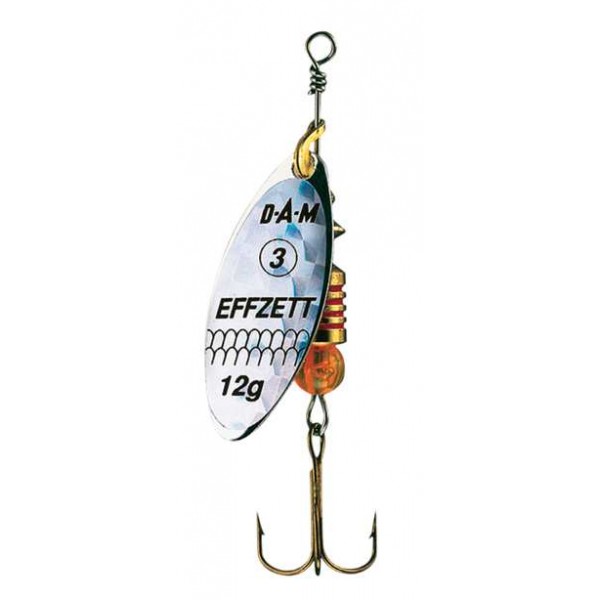 DAM Effzett Predator Silver Glitter (Spinner / Leptir varalice) - www.eribolov.rs
