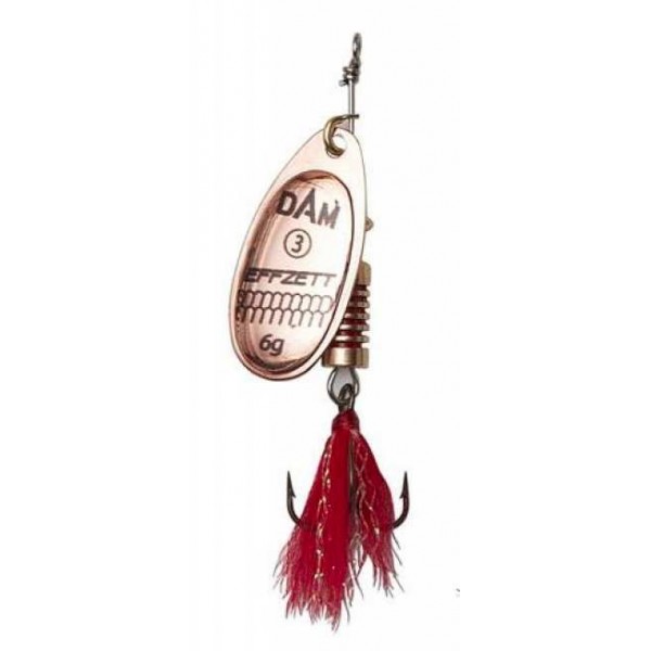DAM Effzett Standard Spinner Dressed Copper (Spinner / Leptir varalice) - www.eribolov.rs