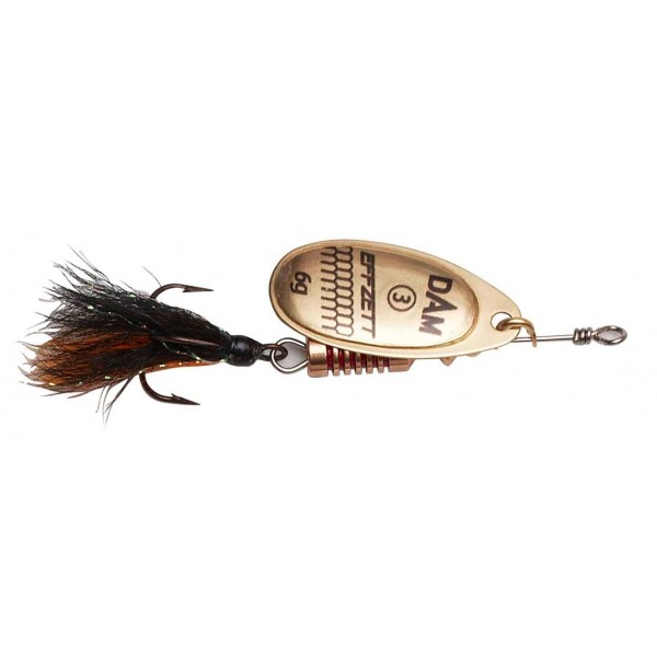 DAM Effzett Standard Spinner Dressed Gold (Spinner / Leptir varalice) - www.eribolov.rs