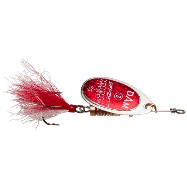 DAM Effzett Standard Spinner Dressed Reflex Red (Spinner / Leptir varalice) - www.eribolov.rs