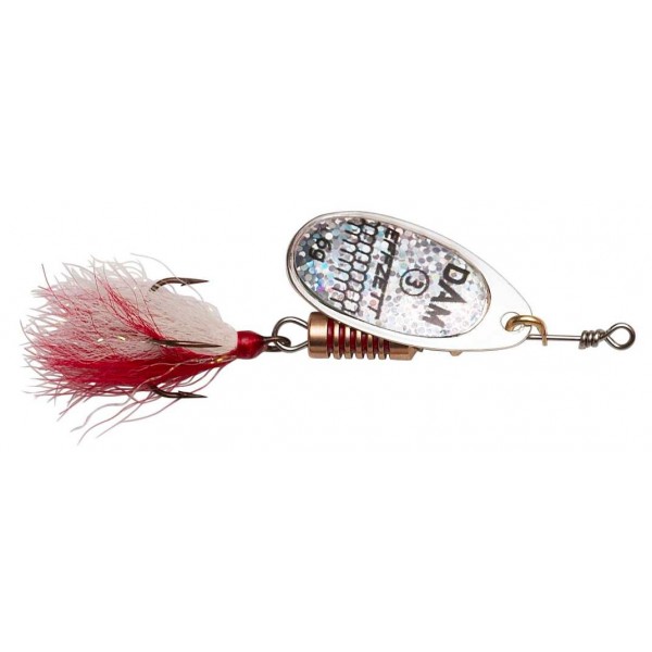DAM Effzett Standard Spinner Dressed Reflex Silver (Spinner / Leptir varalice) - www.eribolov.rs