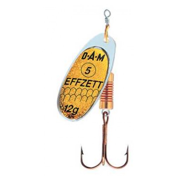 DAM Effzett Standard Spinner Reflex Gold (Spinner / Leptir varalice) - www.eribolov.rs
